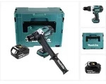 Makita DDF 458 T1J Akku Bohrschrauber 18 V 91 Nm + 1x Akku 5,0 Ah + Makpac -...