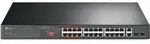 TP-Link 24-Port 10/100Mbps + 2-Port Gigabit Unmanaged PoE+ Switch, Unmanaged, Gigabit