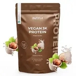 nutri+ Vegan 3K Proteinpulver 1000 g - High Protein Eiwei&szlig;shake Haselnuss