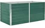 vidaXL Hochbeet 160 x 80 x 77 cm Verzinkter Stahl Gr&uuml;n - Gr&uuml;n