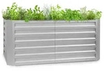 Blumfeldt Hochbeet aus Metall, Wetterfestes Stahl-Hochbeet f&uuml;r Balkon & Garten,