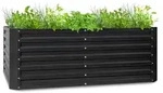 Blumfeldt Hochbeet aus Metall, Wetterfestes Stahl-Hochbeet f&uuml;r Balkon & Garten,