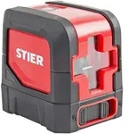STIER Kreuzlinienlaser 2x120&deg;, Projektion in 2D, automatische Selbstnivellierung,