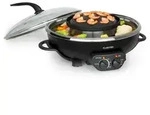 Klarstein Szechuan - Hot Pot und Grillplatte, Hot Pot Topf Volumen: 5 Liter,...