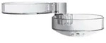 hansgrohe HG Seifenschale Cassetta`D f Unica`D glasklar - Braun
