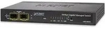 PLANET GSD-1002M, Managed, L2/L4, Gigabit Ethernet (10/100/1000), Vollduplex, Power