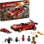 LEGO 71737 NINJAGO Legacy X-1 Ninja Superauto und Motorrad mit Cole als goldene