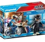 PLAYMOBIL City Action 70573 Polizei-Fahrrad: Verfolgung des Taschendiebs - Bunt