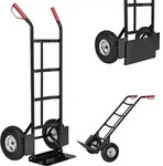 Juskys Sackkarre Basic klappbar &ndash; Transportkarre mit gro&szlig;en Luftreifen & massivem