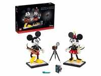LEGO 43179 Disney Micky Maus und Minnie Maus als baubare Figuren, DIY-Projekt, Bauset