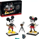 LEGO 43179 Disney Micky Maus und Minnie Maus als baubare Figuren, DIY-Projekt, Bauset