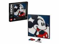 LEGO 31202 Art Disney's Mickey Mouse Set, Poster, Wanddekoration, DIY Puzzle für