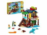 LEGO 31118 Creator 3-in-1 Surfer-Strandhaus, Leuchtturm, Poolhaus und Minifiguren,