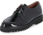 Paul Green Schn&uuml;rschuhe 2688-007, Lack/Brush, Schwarz, Damen - Schwarz - 41