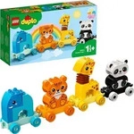 LEGO DUPLO Mein erster Tierzug 10955 - 4 Baufiguren: Elefant, Tiger, Giraffe und