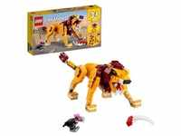 LEGO 31112 Creator 3-in-1 Wilder Löwe Set mit Vogel, Strauß und Warzenschwein