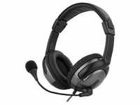 SPEEDLINK Sento USB Stereo Headset with Microphone Wired 2.2m Cable Black