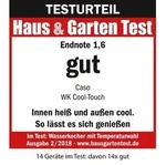 Caso 141339819 Wasserkocher, Edelstahlgeh&auml;use, 1 l F&Atilde;1/4llmenge, 1800 Watt,