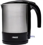 Princess 01.236039.01.001 Wasserkocher, 1,7 l, 2200 W, Schwarz, Edelstahl,