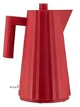 Alessi MDL06/1 R Pliss&egrave; Elektrischer Wasserkocher 1l, Rot - Rot