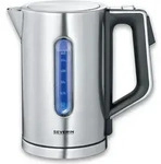 SEVERIN Digitaler Wasserkocher WK 3418 - Schwarz/Silber