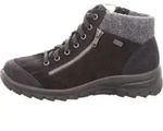 Rieker Damen Schn&uuml;rboot TEX schwarz, Damen:38 EU - Schwarz/Grau - 38