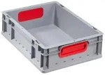 allit Transportbeh&auml;lter ProfiPlus EuroBox 422, grau/rot - Grau