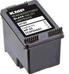 KMP H160 Tintenpatrone schwarz kompatibel mit HP C2P04AE No 62