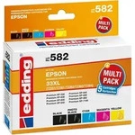 edding Tintenpatrone Epson 33XL EDD-582 ca. 640 Seiten schwarz ca. 3 x 650 Seiten