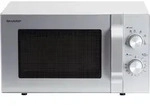 Sharp R204S, Arbeitsplatte, Solo-Mikrowelle, 20 l, 800 W, Drehregler, Silber - Silber