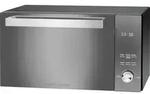 ProfiCook Mikrowelle PC-MWG 1204 mit Grill, 800 Watt Microwave Power - Schwarz