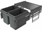 Abfallsorter 8013304 COX base 360 S/600-2 anthrazit / Schrankbreite 60 cm /