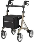 Rollator ALEVO ALU mit R&uuml;ckengurt und Tasche>>>>Farbe: platin