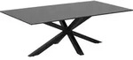 Esstisch Hennie 200x100 Keramik - schwarz - Schwarz