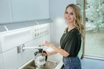 Koenic KWK 2220 Schnurloser Wasserkocher, Glasgeh&auml;use, 1,7 l F&Atilde;1/4llmenge,...