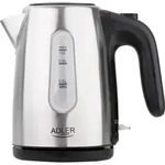 Adler AD 1273 Wasserkocher 1 l 1200 W Schwarz Haselnuss Edelstahl -
