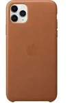 Apple Leather Case Saddle Brown, iPhone 11 Pro Max, MX0D2ZM/A, Retail - Braun