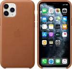 Apple Leather Case Saddle Brown, for iPhone 11 Pro, MWYD2ZM/A - Braun