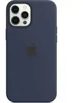 Apple iPhone 12 Pro Max Silikon Case - Dunkelmarine - Blau