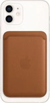 Apple MHLR3ZM/A, Kartenhalter, Schwarz, Leder, Apple, iPhone 12 Pro iPhone 12 Pro Max