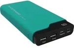 RealPower PB-15000C, 15000 mAh, Schwarz, Gr&uuml;n - Schwarz/Gr&uuml;n