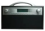 ELTA DAB-7000.1 DAB+ Radio, Holzgeh&auml;use, Schwarz/ Grau - Schwarz