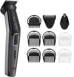 BaByliss MT727E, Schwarz, Silber, 0,5 mm, 8 mm, Bart, Ohr, Augenbraue, Schnurrbart,