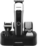 Grundig GMS3240, Schwarz, Silber, Bart, Ohr, Nase, LED, Akku, 50 min, Integrierte
