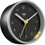 Braun BC 12 SB Quarzwecker silber-schwarz - Schwarz/Silber