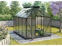 Vitavia Gew&auml;chshaus "Triton 5000" inkl. Stahlfundament schwarz 5,0 m&sup2; 4 mm HKP