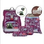 Step by Step Schulranzen Set 5-tlg. CLOUD WWF Elephants - Lila