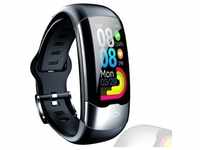 XORO SMW 10 Smartwatch/Fitnessuhr, Bluetooth 4.0, Herzfrequenz- und...
