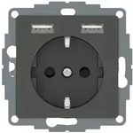 Merten SCHUKO-Steckdose MEG2366-0414 - Grau
