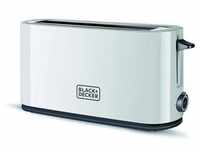 BLACK+DECKER Toaster BXTO1001E, Langschlitz-Toaster, 7 Bräunungsstufen, Automatische